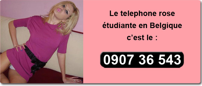 telephone rose etudiante